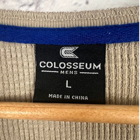 Colosseum Mens L Collegiate Preppy Outdoors Florida Gators Waffle Knit Henley - Picture 6 of 10